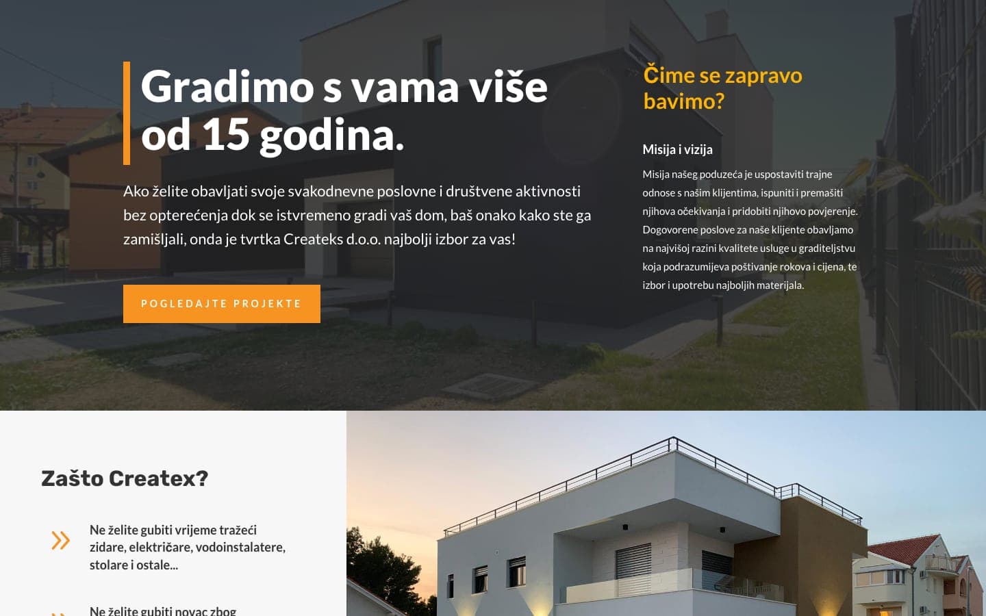 Createx — web stranica 2