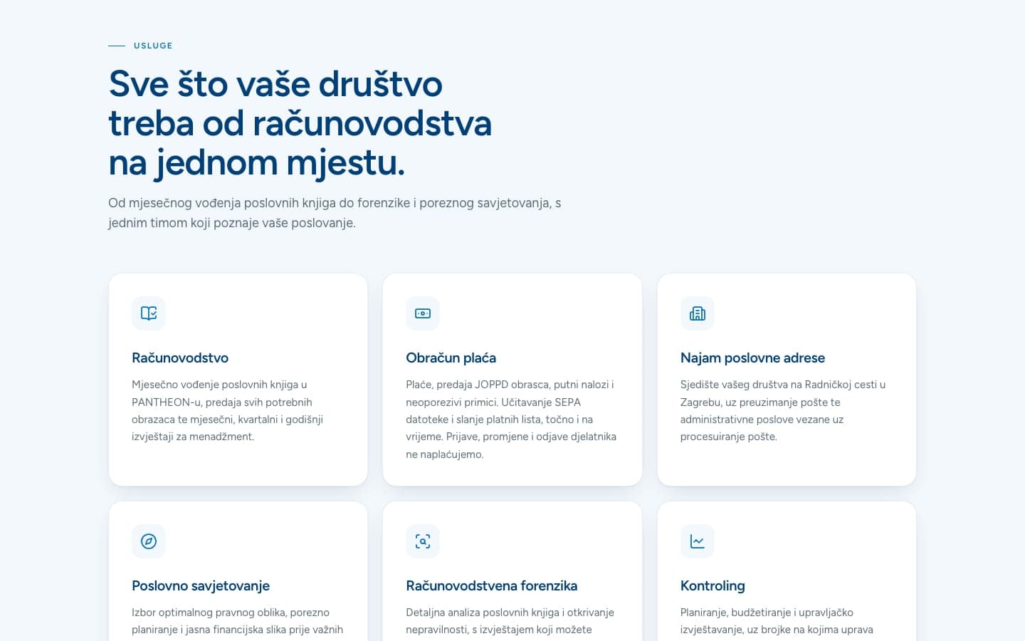 Everest Accounting — web stranica 1