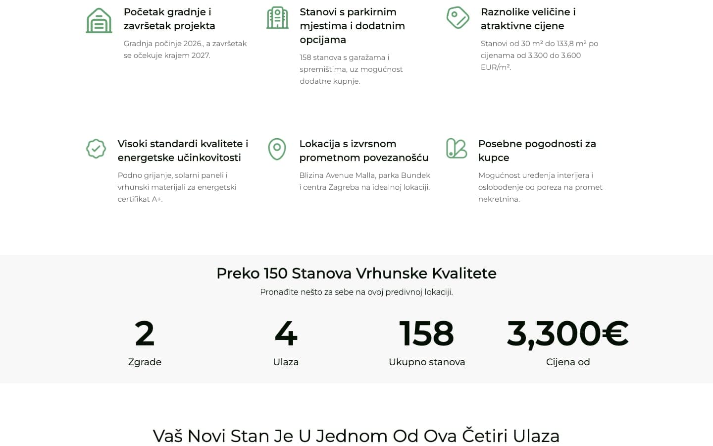 Green Island Residence — web stranica 2