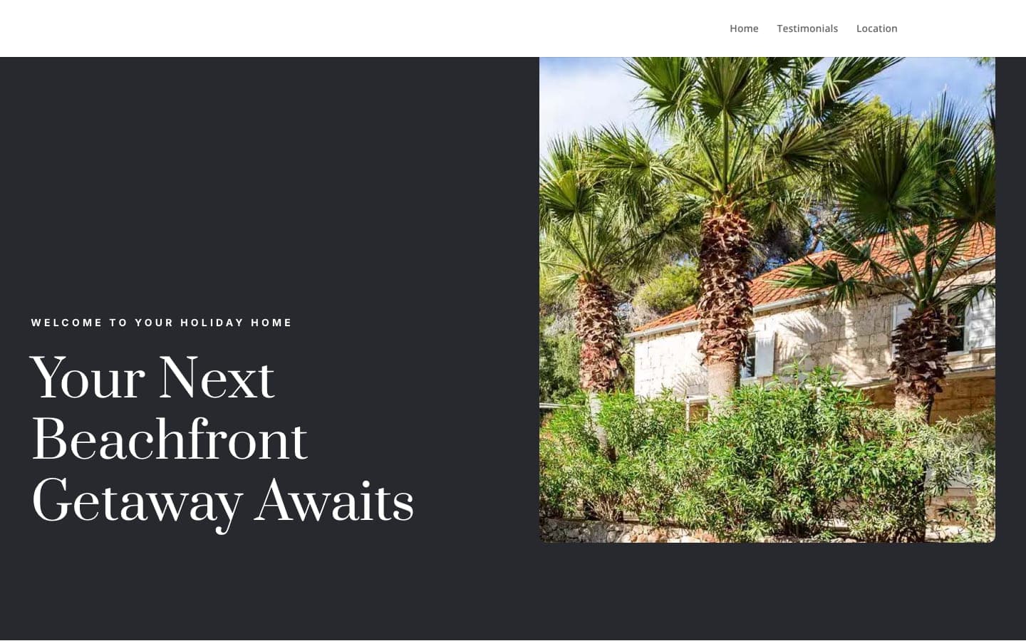 House Agave — web stranica (desktop)