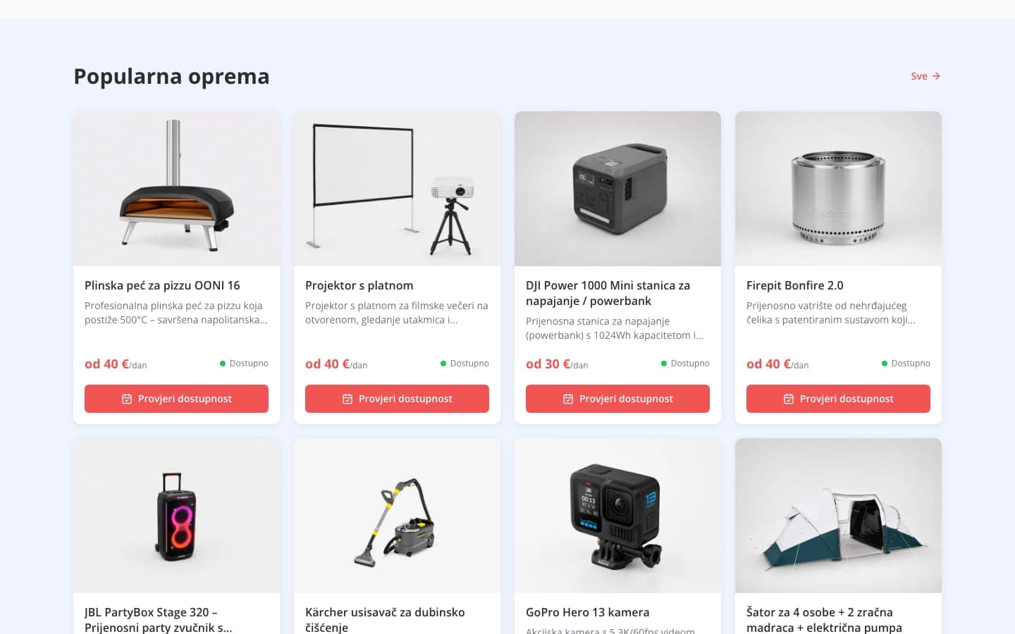 Rentanje.com — web stranica 1