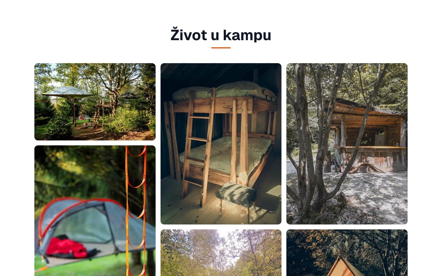 Robinzonski kamp Žumberak — web stranica 2
