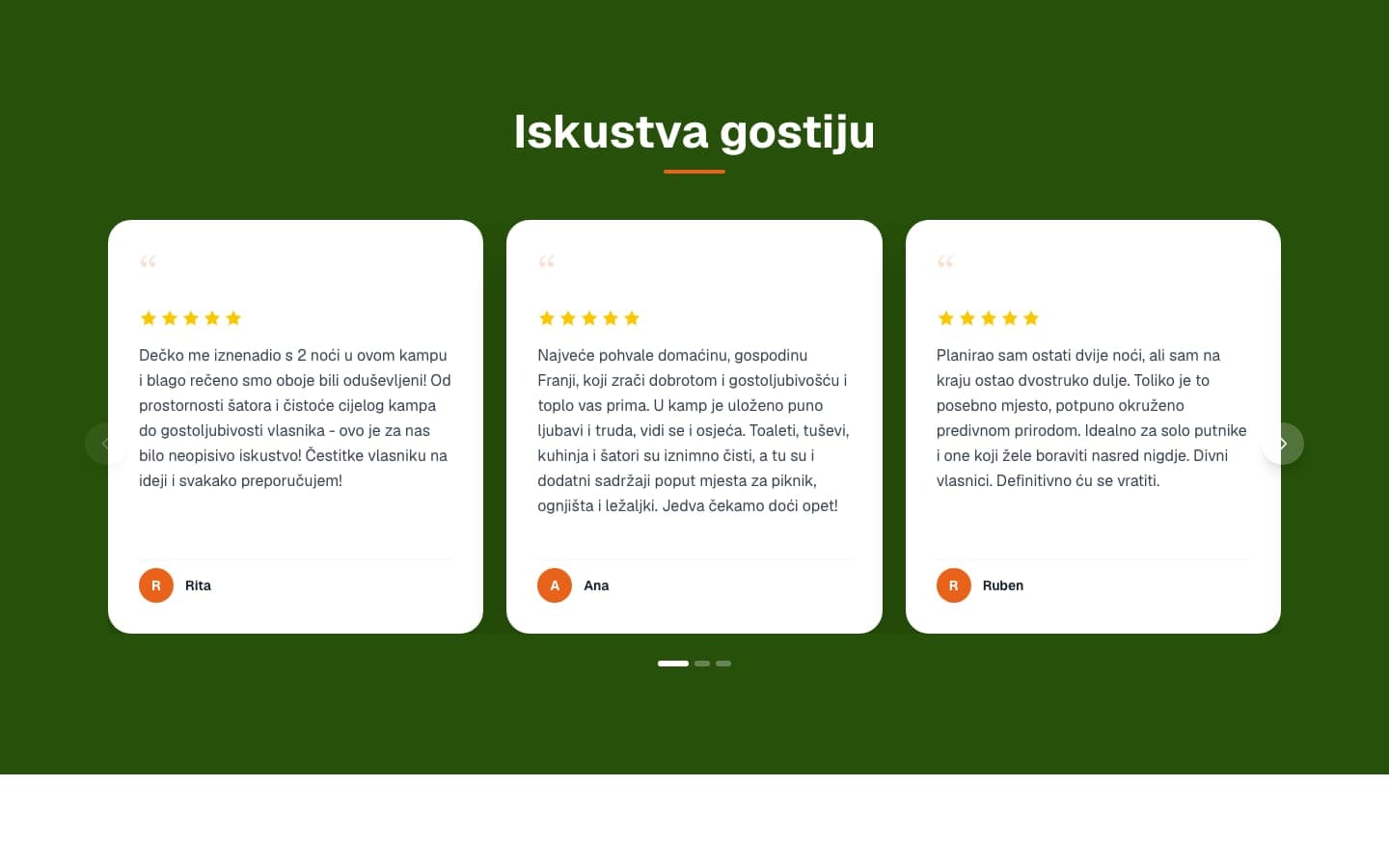 Robinzonski kamp Žumberak — web stranica 3