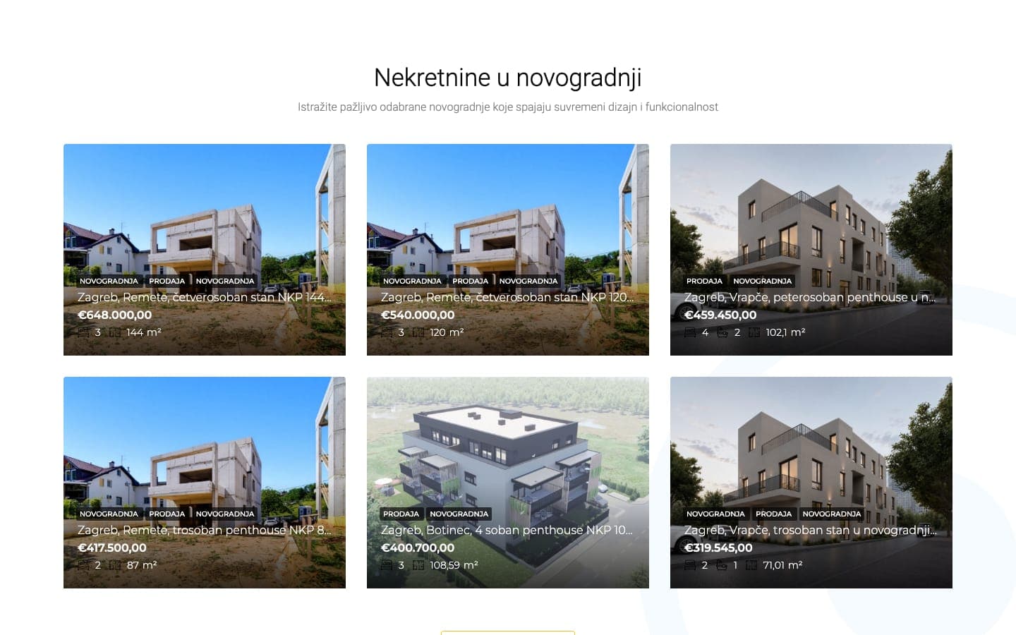 Star Nekretnine — web stranica 1